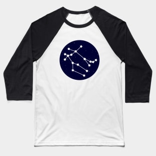 Gemini Zodiac Constellation Baseball T-Shirt